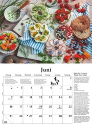 DUMONTS neuer Küchenkalender 2025 - Broschürenkalender - mit Rezepten und Gedichten - Format 42 x 29 cm - Illustrationen 6