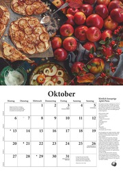 DUMONTS neuer Küchenkalender 2025 - Broschürenkalender - mit Rezepten und Gedichten - Format 42 x 29 cm - Illustrationen 10