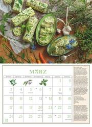 DUMONTS Aromatische Kräuter 2025 - Broschürenkalender - Wandkalender - mit Rezepten und Texten - Format 42 x 29 cm - Illustrationen 3