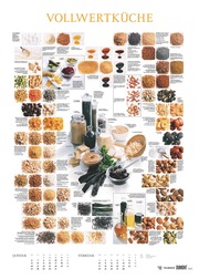 Food 2025 - Bildkalender 50x70 cm - mit kurzen Beschreibungen zu den Obst- und Gemüsesorten - Küchenkalender - Dumont - Posterkalender - Illustrationen 1