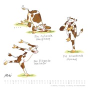 Mit den Yoga-Kühen durchs Jahr 2025 - Illustrationen 5