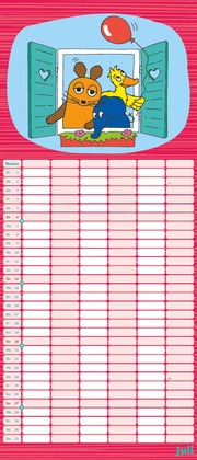 Die Maus 2025 - DUMONT Mega-Familienkalender mit 6 Spalten - Familienplaner mit 2 Stundenplänen und Ferientabelle - Hochformat 30,0 x 70,0 cm - Illustrationen 7