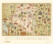 Alle Welt - Der Landkartenkalender 2025 - Illustrationen 2