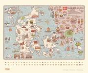 Alle Welt - Der Landkartenkalender 2025 - Illustrationen 6