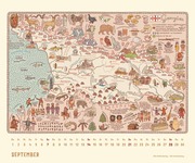 Alle Welt - Der Landkartenkalender 2025 - Illustrationen 9