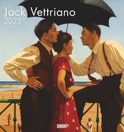 Jack Vettriano 2025 - Kunst-Kalender - Wand-Kalender - 45x48