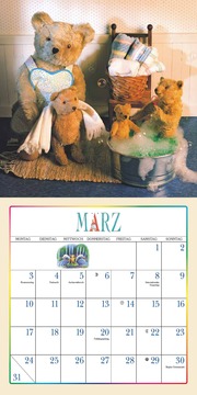 Der Teddybär 2025 - Broschürenkalender - Wandkalender - Format 30 x 30 cm - Abbildung 3
