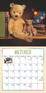 Der Teddybär 2025 - Broschürenkalender - Wandkalender - Format 30 x 30 cm - Abbildung 10