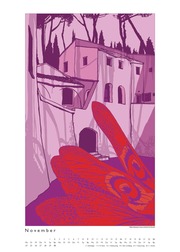 Kat Menschik illustriert Literatur - Literarischer Posterkalender in Bildern 2025 - Wand-Kalender von DUMONT - Format 50 x 70 cm - Illustrationen 11