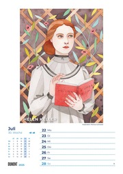 DUMONT - Starke Frauen 2025 Wochenkalender, 21x29,7cm, Wandkalender mit 53 Porträts von bemerkenswerten Frauen aus Politik, Wirtschaft, Wissenschaft, Sport, Kunst und Kultur - Abbildung 7