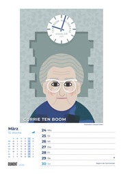 DUMONT - Starke Frauen 2025 Wochenkalender, 21x29,7cm, Wandkalender mit 53 Porträts von bemerkenswerten Frauen aus Politik, Wirtschaft, Wissenschaft, Sport, Kunst und Kultur - Abbildung 14