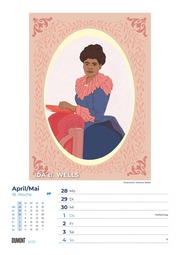 DUMONT - Starke Frauen 2025 Wochenkalender, 21x29,7cm, Wandkalender mit 53 Porträts von bemerkenswerten Frauen aus Politik, Wirtschaft, Wissenschaft, Sport, Kunst und Kultur - Abbildung 15