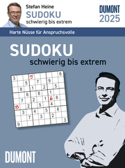 Stefan Heine Sudoku schwierig bis extrem 2025 - Tagesabreißkalender -11,8x15,9 - Rätselkalender - Sudokukalender - Cover