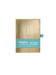Brigitte Goldkalender 2025 - Buchkalender - Taschenkalender - Lifestyle - 10x14 - Cover