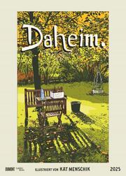 Daheim - Posterkalender mit Illustrationen 2025 - Wand-Kalender von DUMONT - Format 50 x 70 cm