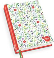 Lovely Flowers Taschenkalender, Blumen-Design 2025