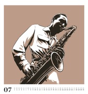 Jazz 2025 - Fotokunst-Kalender - Querformat 45 x 48 cm - Spiralbindung - Abbildung 7