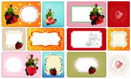 Stickerheft Erdbeer-Träume - Illustrationen 1