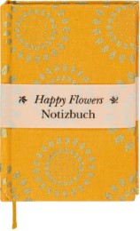 Happy Flowers Notizbuch klein - orange