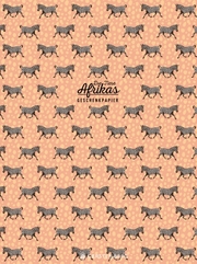 Tiere Afrikas Geschenkpapier-Heft - Zebra - Cover