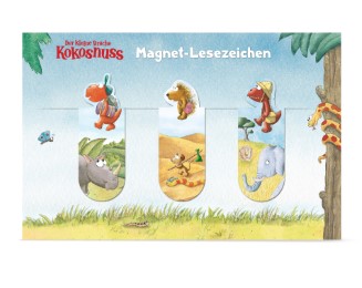 Der kleine Drache Kokosnuss - Magnet-Lesezeichen - Cover