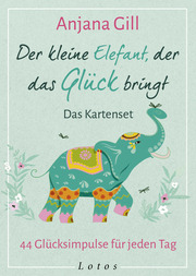 Der kleine Elefant, der das Glück bringt - Das Kartenset - Cover