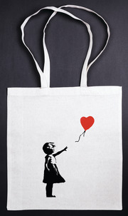 Umhängetasche Banksy Girl with Balloon