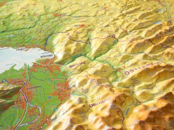 Relief Allgäu Bodensee - Abbildung 1