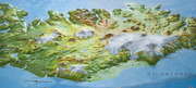 Relief Island klein 1:1.500.000 - Abbildung 1