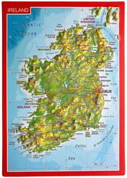Reliefpostkarte Irland - Cover