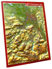 Reliefpostkarte Berchtesgadener Land - Abbildung 1