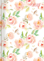 Ladytimer Roses 2023 - Rose - Taschenkalender A6 (10,7x15,2 cm) - Weekly - 192 Seiten - Notiz-Buch - Termin-Planer - Alpha Edition