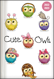 Collegetimer Cute Owls 2022/2023 - Cover