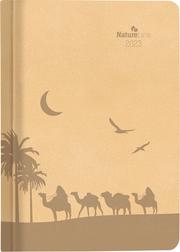 Wochen-Minitimer Nature Line Sand 2023 - Taschen-Kalender A6 - 1 Woche 2 Seiten - 192 Seiten - Umwelt-Kalender - mit Hardcover - Alpha Edition