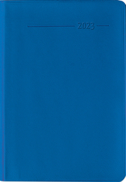 Taschenkalender Buch PVC aquamarin 2023