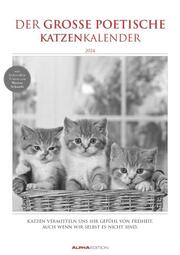 Der große poetische Katzenkalender 2024 - Cover