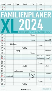 Familienplaner XL 2024 - Cover