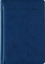 Buchkalender Tucson blau 2024