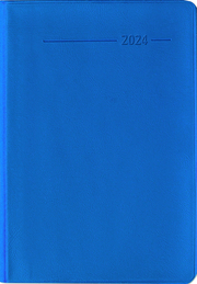Taschenkalender Buch PVC aquamarin 2024