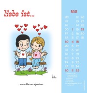 liebe ist... 2025 - Postkarten-Kalender - Kalender-mit-Postkarten - zum-raustrennen - 16x17 - Illustrationen 5
