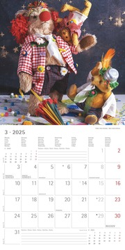 Teddy 2025 - Broschürenkalender 30x30 cm (30x60 geöffnet) - Kalender mit Platz für Notizen - Bildkalender - Wandkalender - mit herausnehmbarem Poster - Abbildung 3