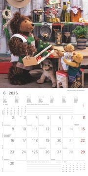 Teddy 2025 - Broschürenkalender 30x30 cm (30x60 geöffnet) - Kalender mit Platz für Notizen - Bildkalender - Wandkalender - mit herausnehmbarem Poster - Abbildung 6