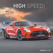 High Speed 2025 - Broschürenkalender 30x30 cm (30x60 geöffnet) - Kalender mit Platz für Notizen - Bildkalender - Wandplaner - Technikkalender - Cover