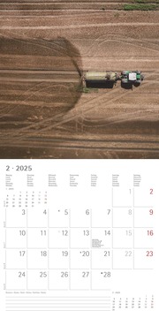 Traktoren 2025 - Broschürenkalender 30x30 cm (30x60 geöffnet) - Kalender mit Platz für Notizen - Tractors - Bildkalender - Wandplaner - Wandkalender - Illustrationen 2