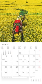 Traktoren 2025 - Broschürenkalender 30x30 cm (30x60 geöffnet) - Kalender mit Platz für Notizen - Tractors - Bildkalender - Wandplaner - Wandkalender - Illustrationen 5