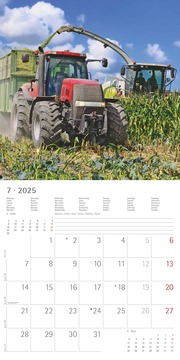 Traktoren 2025 - Broschürenkalender 30x30 cm (30x60 geöffnet) - Kalender mit Platz für Notizen - Tractors - Bildkalender - Wandplaner - Wandkalender - Illustrationen 7