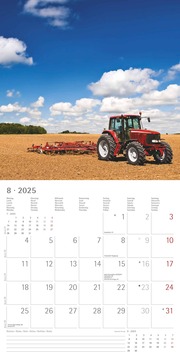 Traktoren 2025 - Broschürenkalender 30x30 cm (30x60 geöffnet) - Kalender mit Platz für Notizen - Tractors - Bildkalender - Wandplaner - Wandkalender - Illustrationen 8