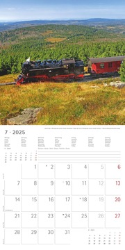 Dampfloks 2025 - Broschürenkalender 30x30 cm (30x60 geöffnet) - Kalender mit Platz für Notizen - Steam Engines - Bildkalender - Wandkalender - Abbildung 7
