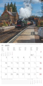 Dampfloks 2025 - Broschürenkalender 30x30 cm (30x60 geöffnet) - Kalender mit Platz für Notizen - Steam Engines - Bildkalender - Wandkalender - Abbildung 11