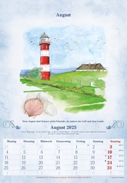 100-jähriger Kalender 2025 - Bildkalender 23,7x34 cm - mit Wetterprognosen, Bauernregeln und liebevollen Illustrationen - Wandkalender - Alpha Edition - Illustrationen 8